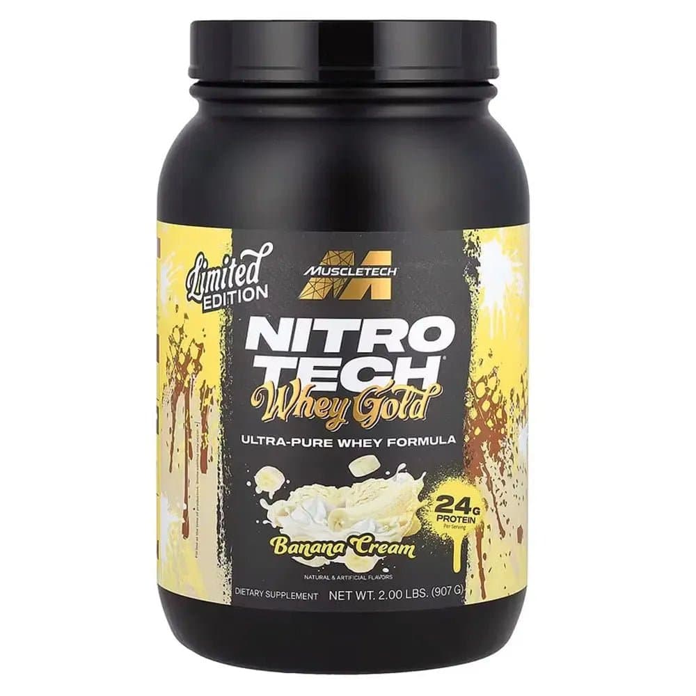 MUSCLETECH NITRO TECH WHEY GOLD BAUNILHA 942G — MUSCLETECH