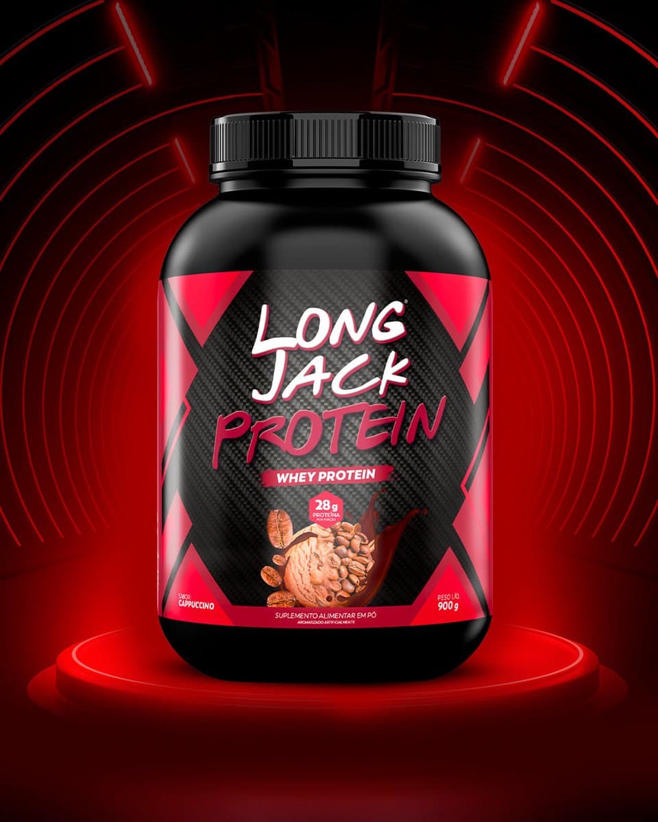 LONG JACK PROTEIN CAPPUCINO 900G — LONG JACK