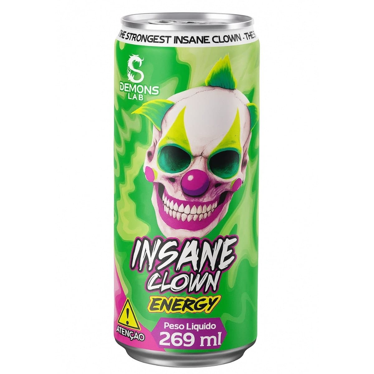 DEMONS LAB INSANE CLOWN ENERGY FRUTAS VERMELHAS 269ML — DEMONS LAB