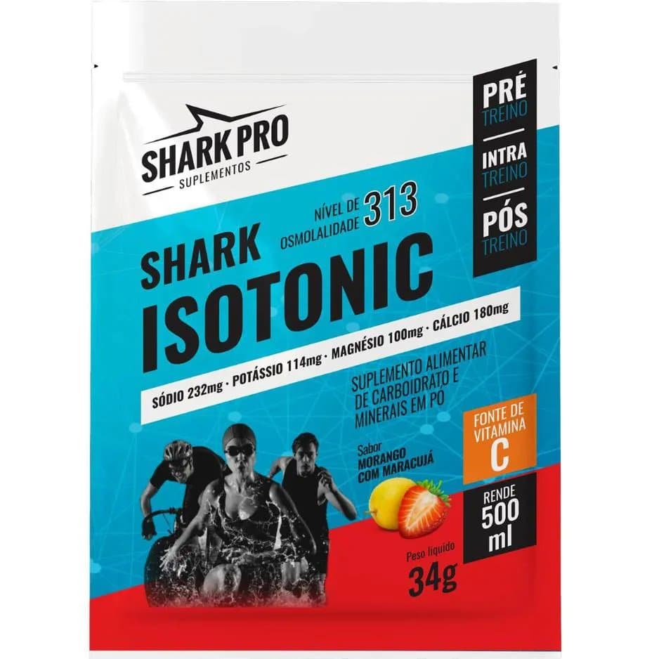 SHARK PRO SACHE ISOTONICO MORANGO COM MARACUJA 34G — SHARK PRO
