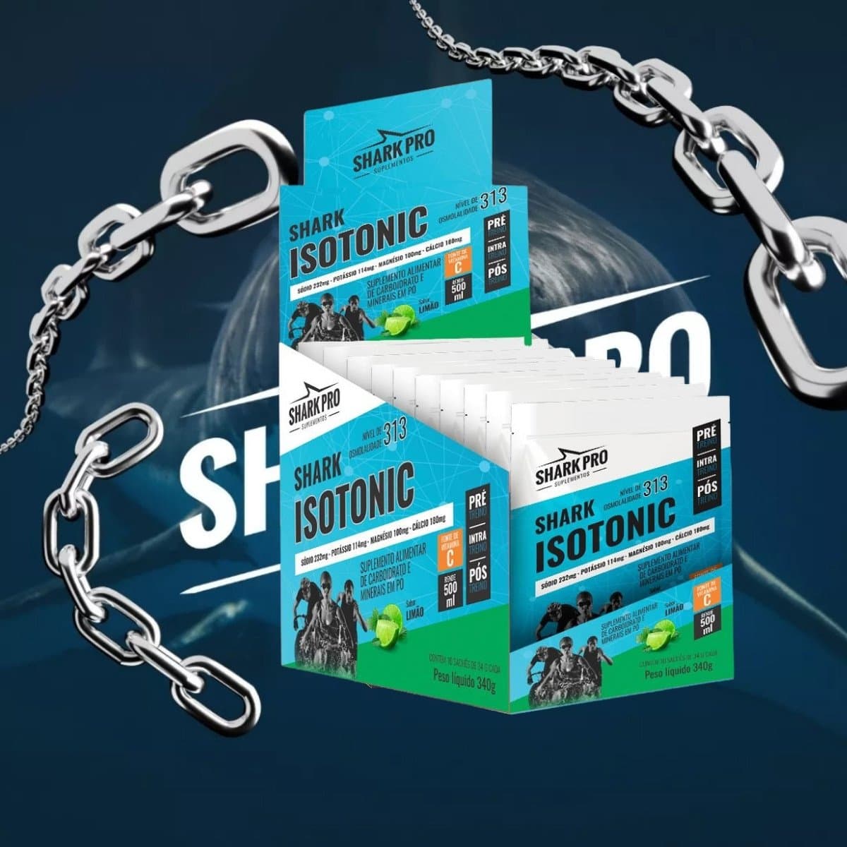 SHARK PRO SACHE ISOTONICO LIMAO 34G — SHARK PRO