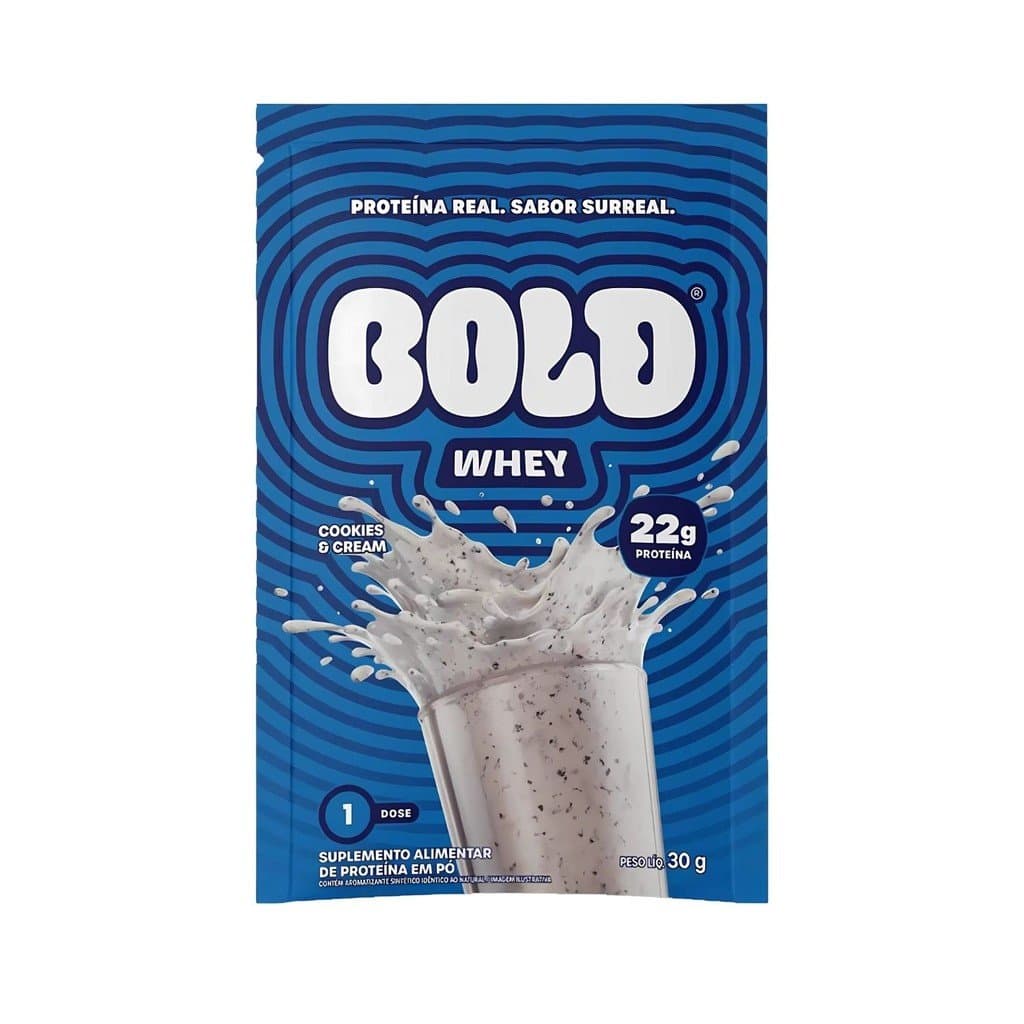BOLD SACHE WHEY COOKIES & CREAM 30G — BOLD