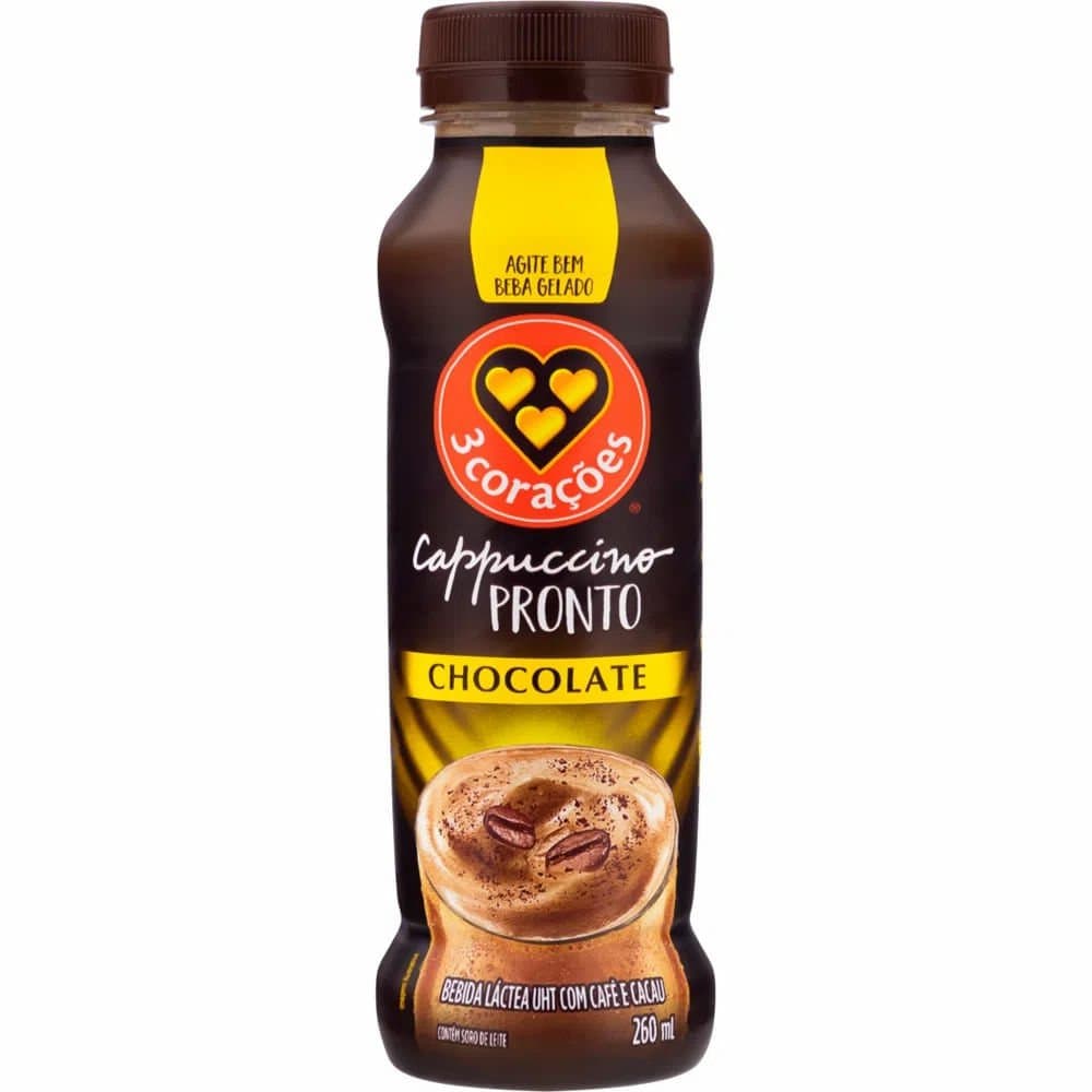 3CORACOES CAPPUCCINO CHOCOLATE 260ML — 3CORAÇÕES