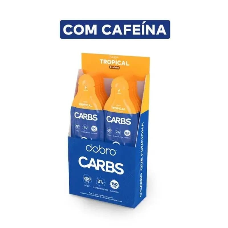 DOBRO CARBS GEL TROPICAL COM CAFEINA 30G — DOBRO