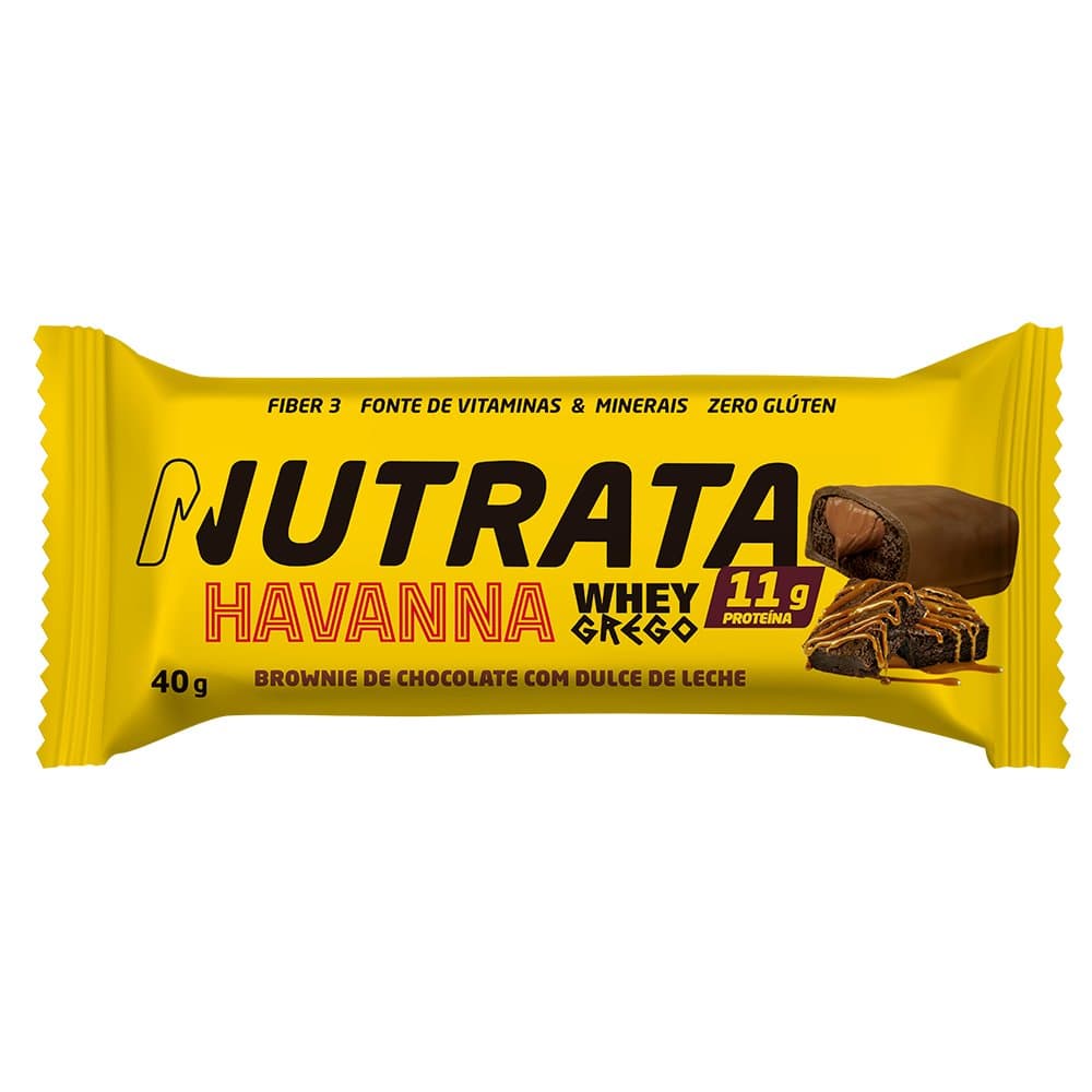 Whey Grego Havanna Brownie de Chocolate com Dulce de Leche 40g — Nutrata — NUTRATA