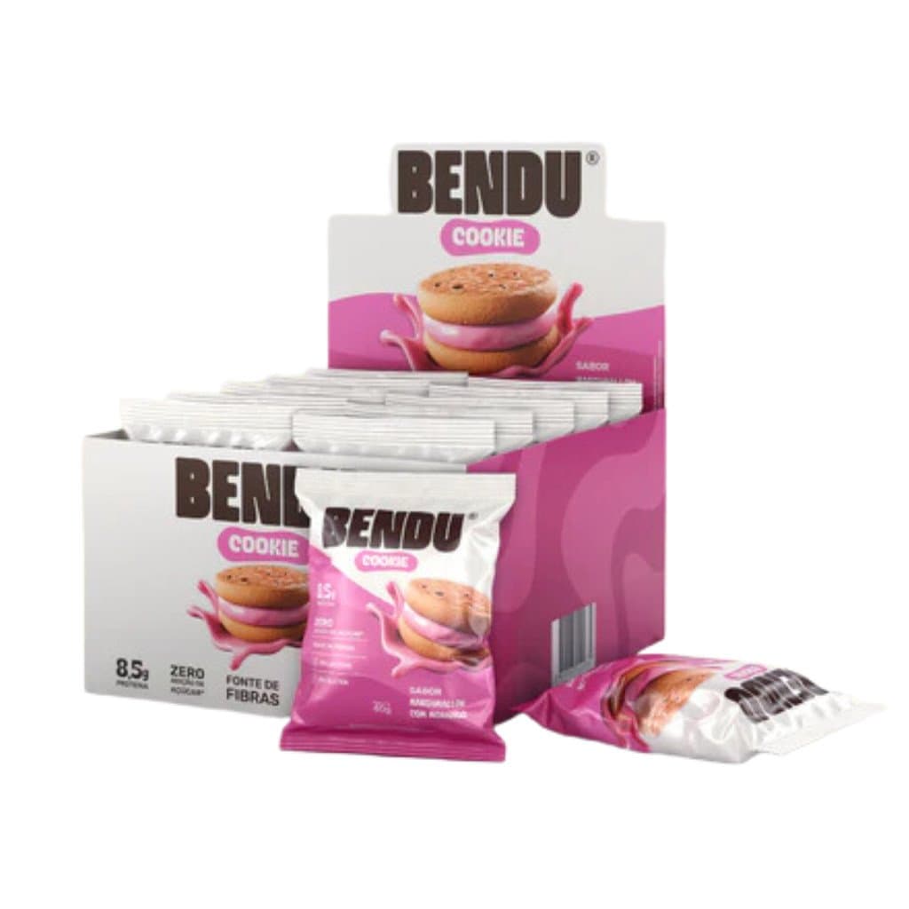 BENDU COOKIE MARSHMALLOW COM MORANGO 40G — BENDU