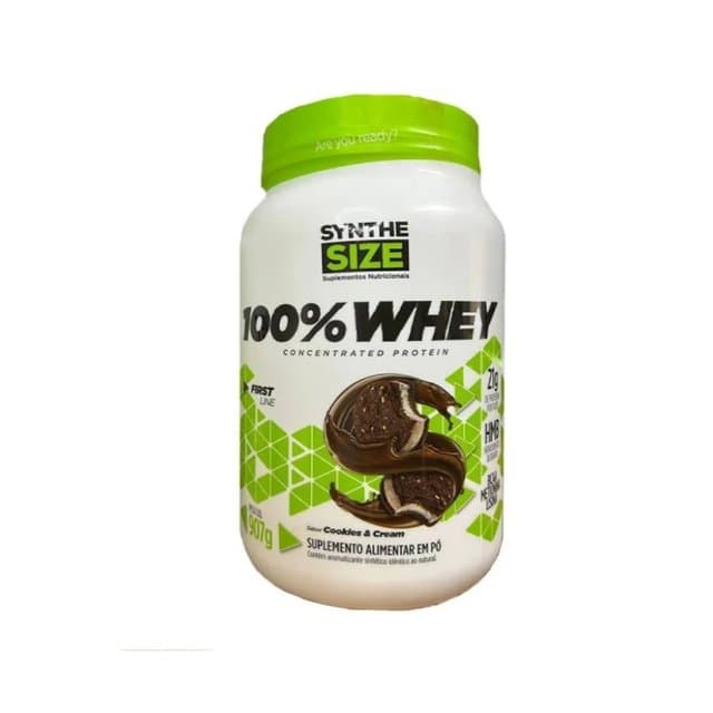 SYNTHE SIZE 100% WHEY CONCENTRATED COOKIES N CREAM 907G — SYNTHE SIZE