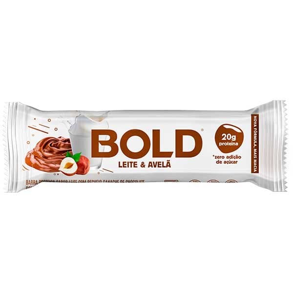 Bold Bar Leite e Avelã 60g — BOLD