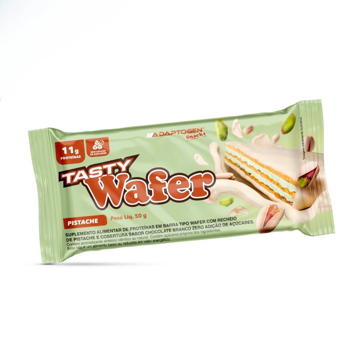ADAPTOGEN TASTY WAFER PISTACHE 50G — ADAPTOGEN