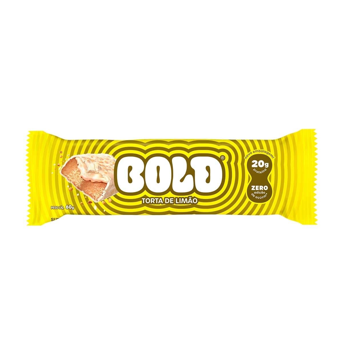 BOLD BAR TORTA DE LIMAO 60G  — BOLD