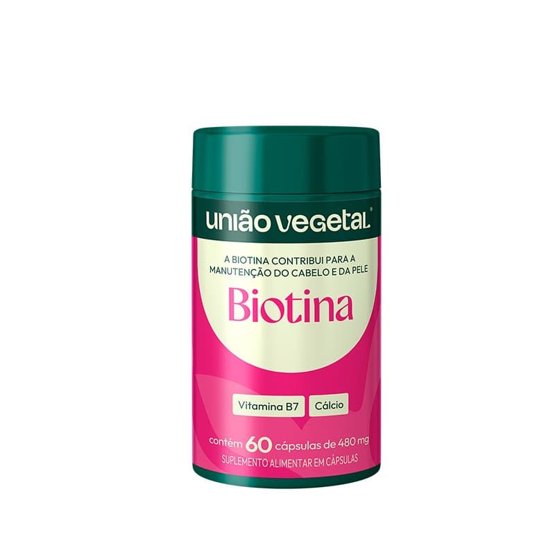 UNIAO VEGETAL BIOTINA 10.000MG 60 CAPS — UNIAO VEGETAL