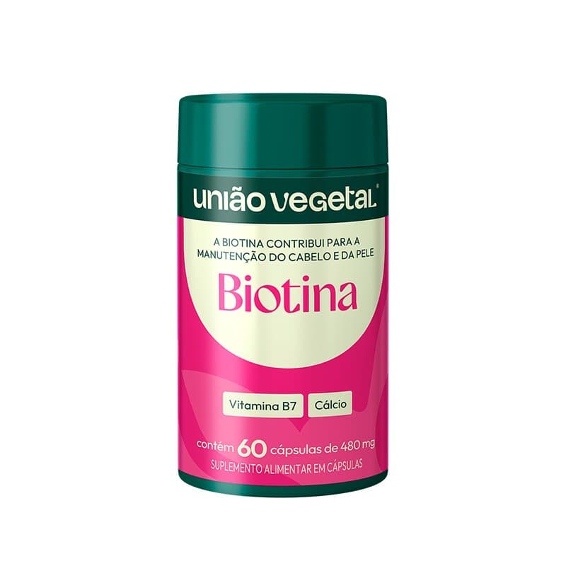UNIÃO VEGETAL BIOTINA 60 CAPS — UNIAO VEGETAL