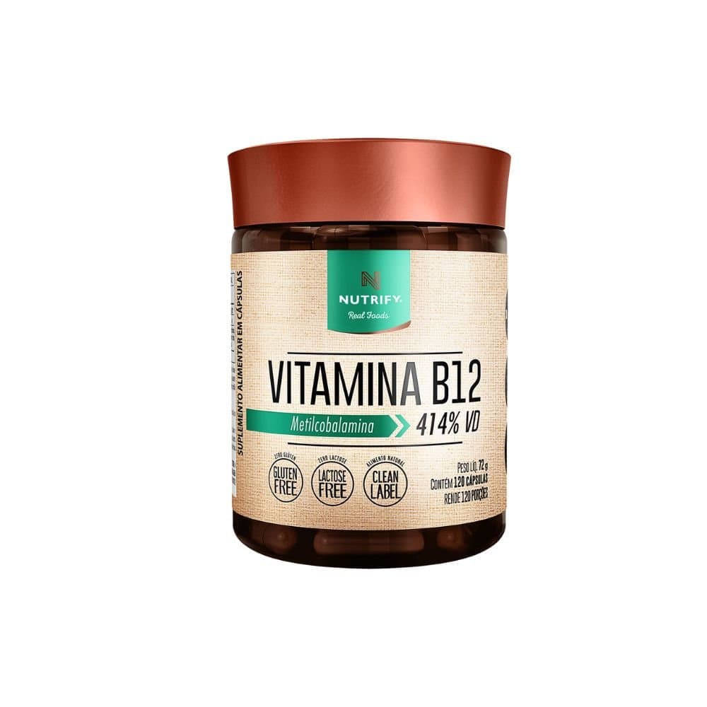 NUTRIFY VITAMINA B12 120 CAPS — NUTRIFY