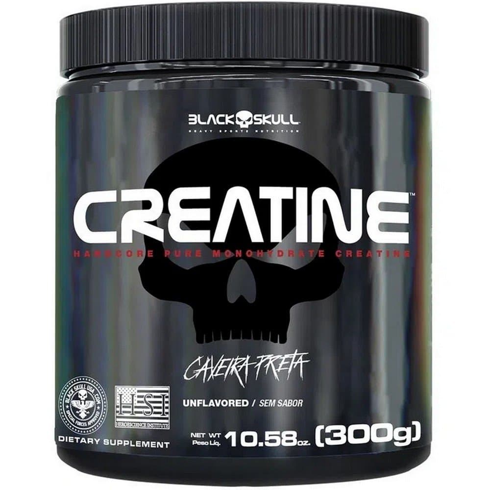 BLACK SKULL CREATINA PURA 300G — BLACK SKULL