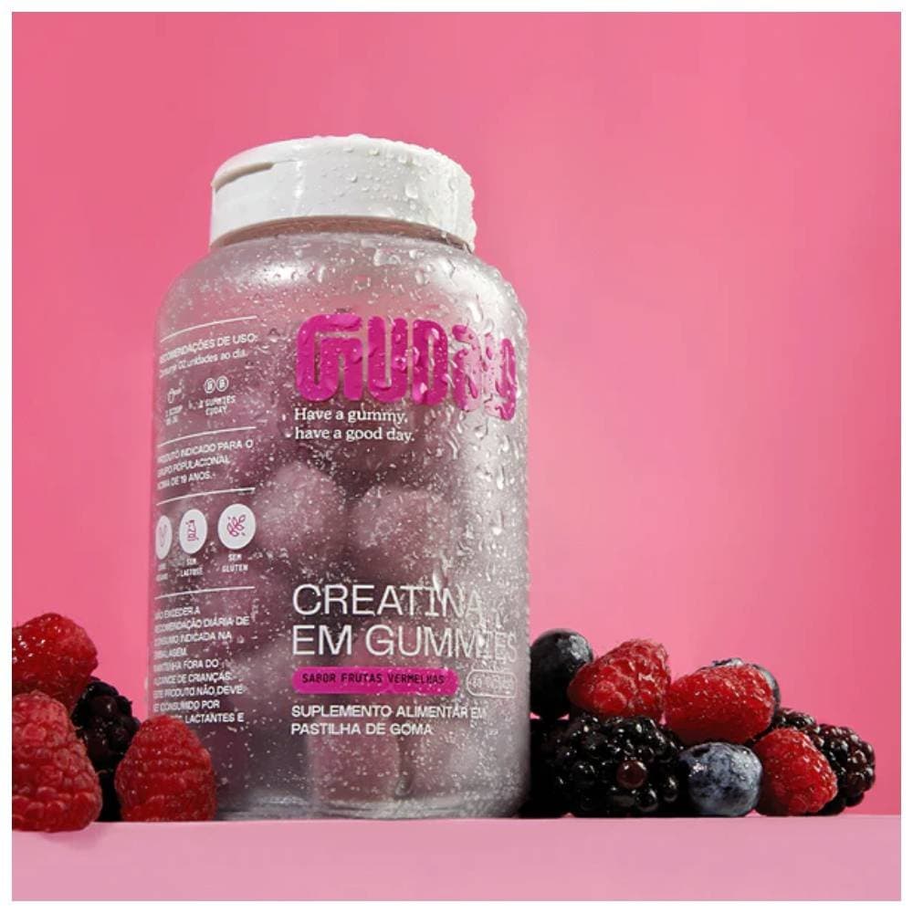 GUDAY CREATINA FRUTAS VERMELHAS 60 GOMAS — GUDAY