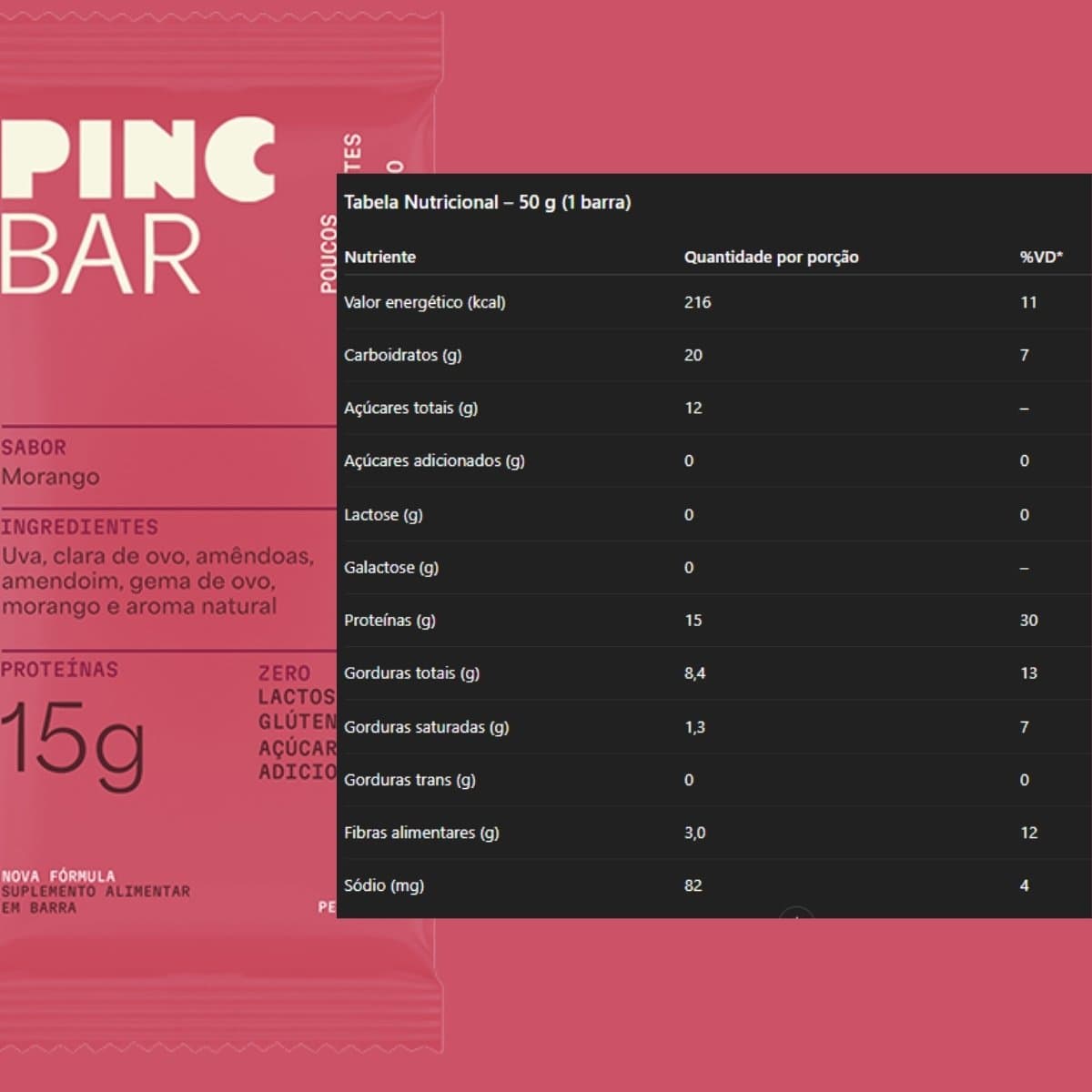 PINC BARRA MORANGO 50G — PINC