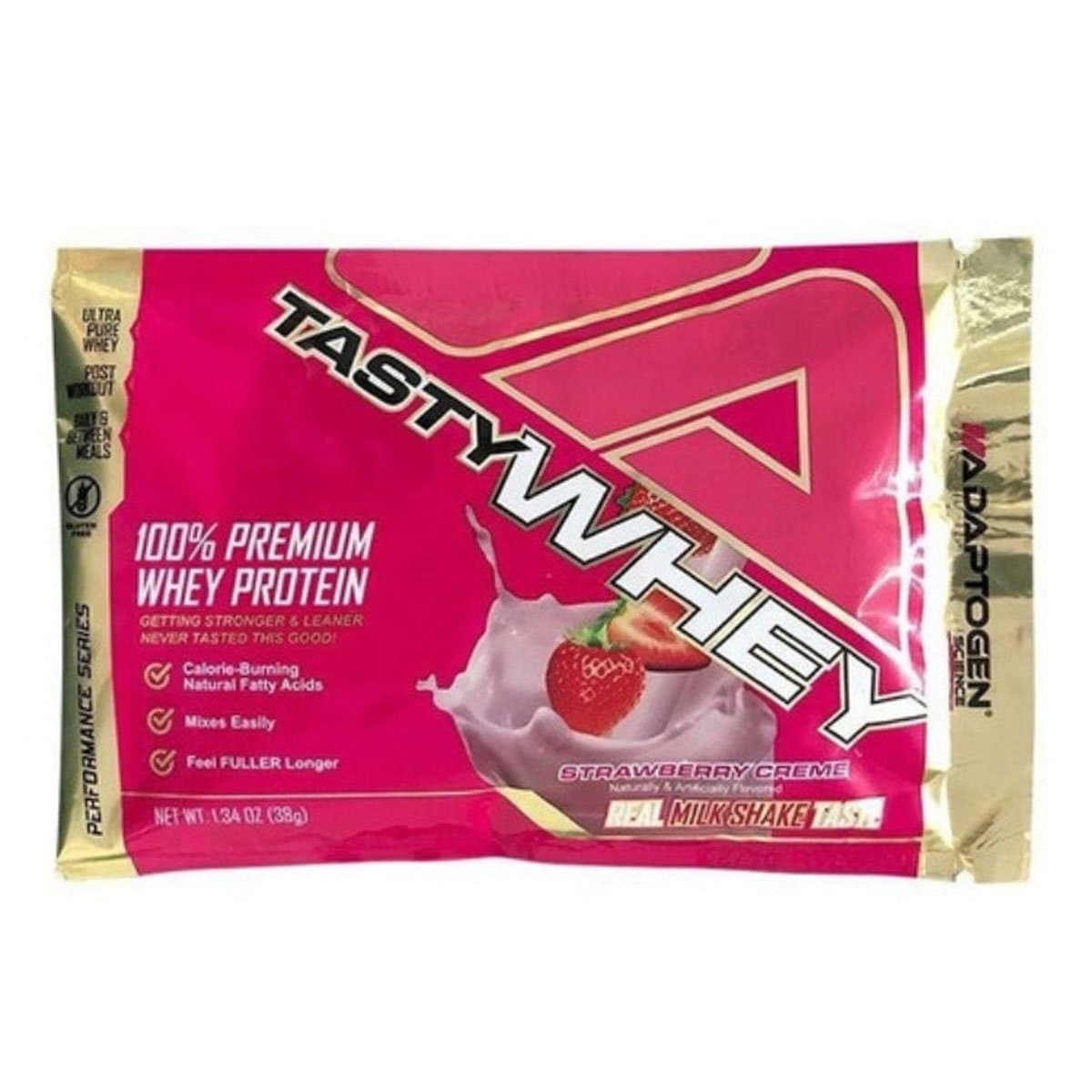 Tasty Whey Strawberry Creme 34g — Adaptogen — ADAPTOGEN