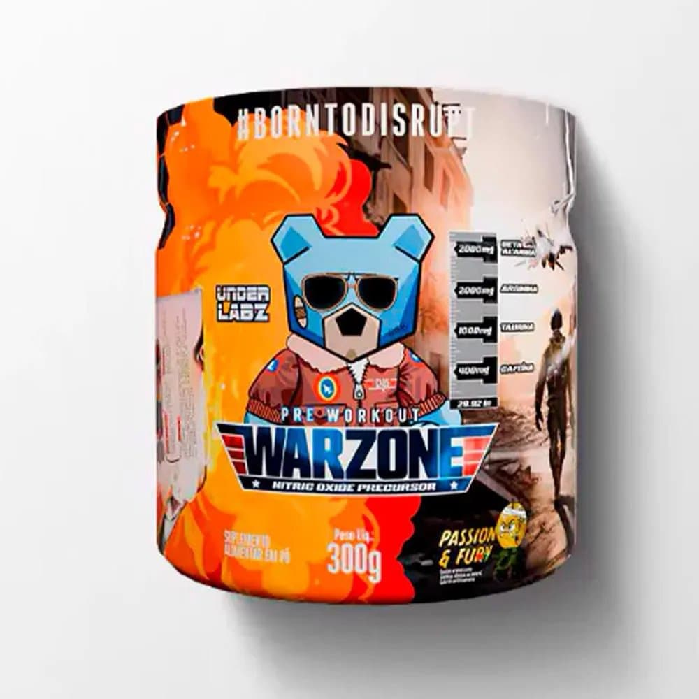 Pre Workout Warzone 300g Passion y Fure — Under — UNDER