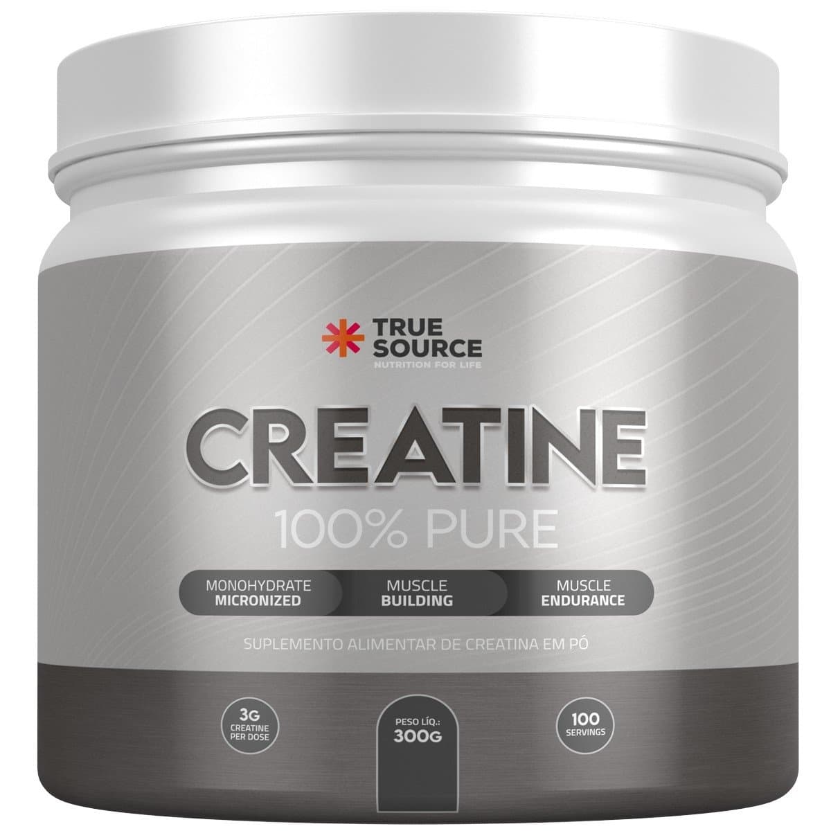 TRUE SOURCE CREATINE 100% PURE 300G — TRUE SOURCE