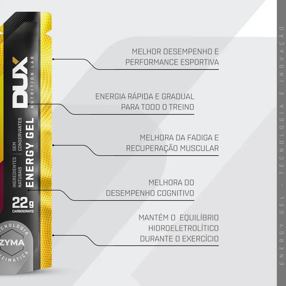 RAPID ENERGY GEL 40G FRUTAS AMARELAS — DUX