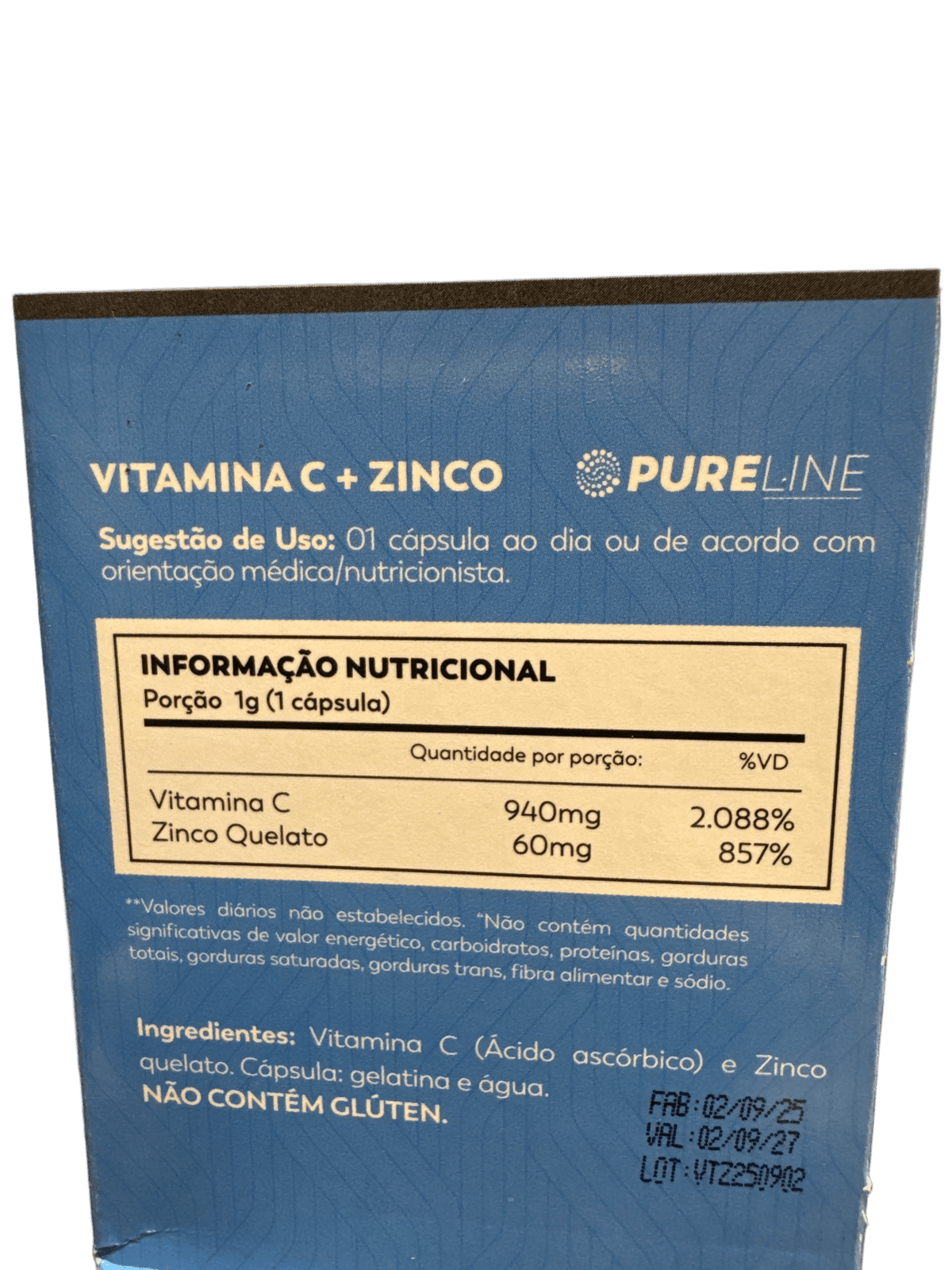 VITAMINA C + ZINCO 60 CÁPSULAS — UNINUTRE